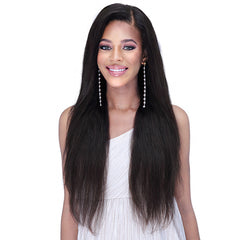 Bobbi Boss 100% Unprocessed Human Hair Wet & Wavy 360 HD Lace Wig - MHLF519L W&W BRAELYNN 24