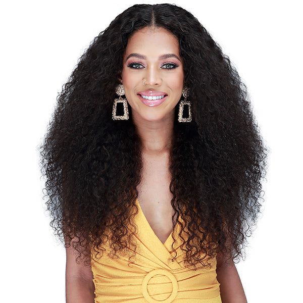 Bobbi Boss 100% Unprocessed Human Hair Wet & Wavy 360 HD Lace Wig - MHLF520L W&W ZENOBIA 24