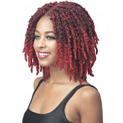 Bobbi Boss Synthetic Hair 4x4 Frontal Lace  Wig - MLF613 CALIF BUTTERFLY LOCS 12