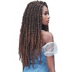 Bobbi Boss Synthetic Hair 4x4 Frontal Lace  Wig - MLF615 CALIF BUTTERFLY LOCS 26