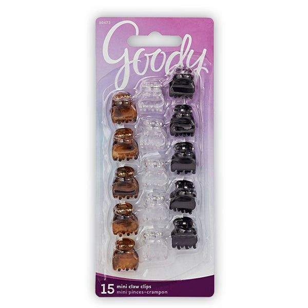 Goody #80473 Small Claw Clip 15pcs :: WigTypes.com