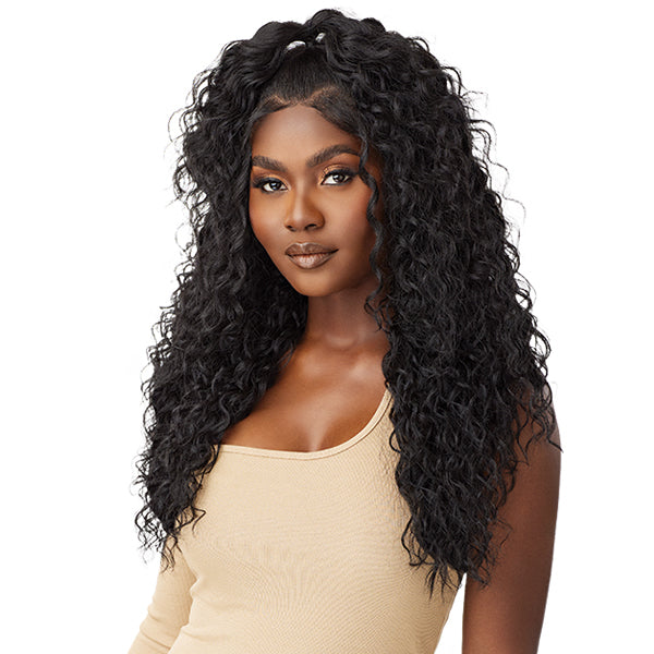 Outre Human Blend 5x5 Hd Lace Closure Wig Hhb Malaysian Deep 26