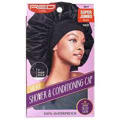 Red by Kiss HQXX Silky Shower & Conditioning Cap Super Jumbo