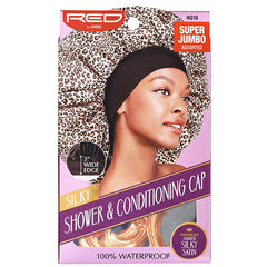 Red by Kiss HQXX Silky Shower & Conditioning Cap Super Jumbo