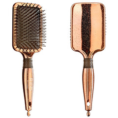 Red by Kiss HH34 Rose Gold Chrome Square Paddle Brush