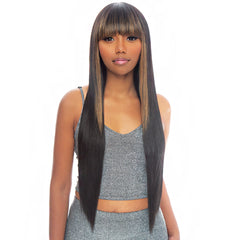 The Wig Human Hair Blend Wig - HH STRAIGHT 32